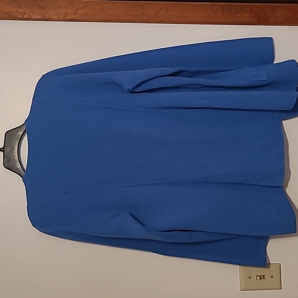Talbots Blue Sweater Jacket SZ X - Picture 5 of 7